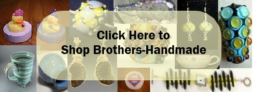 handmade jewelry, pottery, soap, quilts